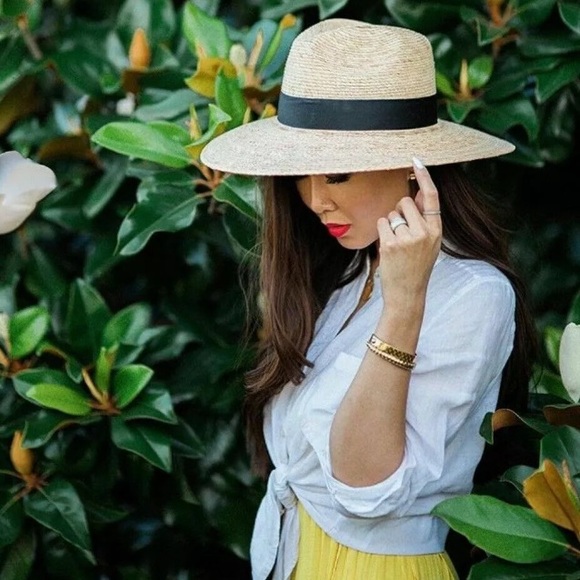 New Boho brooklyn hat co Palm Fiber Safari Hat - Picture 1 of 7